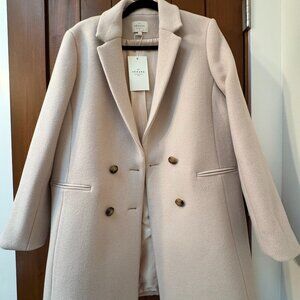 Sezane Johnson coat Sand